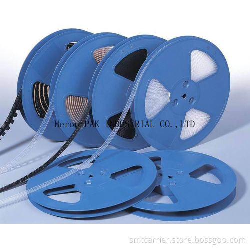 Black Or Transparent 0.01 - 25 Mm Smt / Smd Tape And Reel Packaging / Carrier Tape
